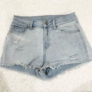 Rewash Jean Shorts Striped 3